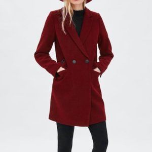 Zara Burgundy Coat